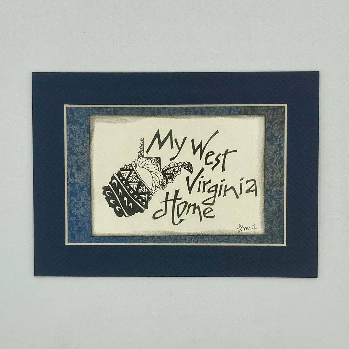 My West Virginia Home 5x7 Art Print The Red Caboose