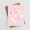 Happy Birthday Card with Balloons