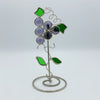 Stained Glass Grapes Note Holder