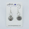 Xs and Os Sterling Silver Earrings