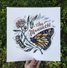 Monarch Life Cycle Art Print 12x12