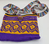 Purple Tapestry Handbag