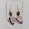 Sandy Swirl Guitar Pick Earrings