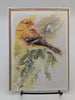 Goldfinch Watercolor Greeting Card