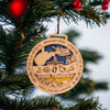WV Icons Wood Ornament
