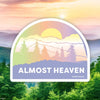 Almost Heaven Sticker