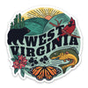 West Virginia Icons Sticker