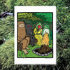 Cryptid Campfire 5x7 Print