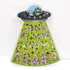 Country Roads Alien Glitter Sticker