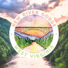 New River Gorge Sunset Sticker
