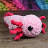 Fuzzy Crocheted Axolotl