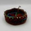 Large Multicolored Crochet Bowl