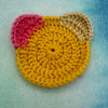 Cute Face Coaster (w/o cork)