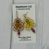 Gingerbread Man Earrings