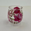 Hand Painted Glass Candle Cups
