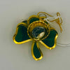 Gold Shamrock Angel