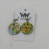 Small Town Circle Dangle Earrings