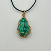 Wire Wrapped Necklace - Malachite