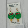 Christmas Wreath Earrings