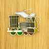 Train Engine Stained Glass Suncatcher
