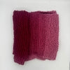 Pink Gradient Knitted Scarf