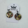 Old West Campfire Circle Dangle Earrings