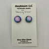 Dichroic Dot Earrings