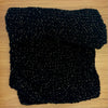 Black and Gold Knitted Scarf