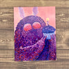 Mothman Cupcake Postcard