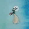 Arrowhead and Feather Tassel Keychain
