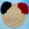 Cute Face Coaster (w/o cork)