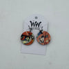 Streamliner Boat Circle Dangle Earrings