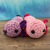 Fuzzy Crocheted Axolotl