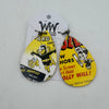 Ad Mascot Teardrop Dangle Earrings