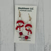 Snowman Earrings
