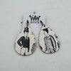 Dapper 1920s Men Teardrop Dangle Earrings