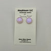 Dichroic Dot Earrings