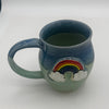 Blue and Green Rainbow Mug