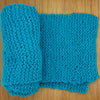 Teal Knitted Scarf