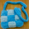 Fuzzy Checkered Bag