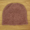 Sparkly Pink Knitted Skull Cap