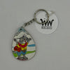 Luau Cats Keychain
