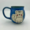 Blue Kitty Mug