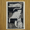 Parkersburg Ghost Cats Postcard