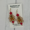 Gingerbread Man Earrings