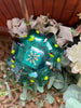 Glass Mushroom Yard Art