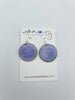 Lilac Enameled Earrings