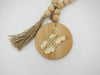 Boho Wooden Beads - 32" String w/ Wood Round
