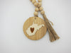Boho Wooden Beads - 32" String w/ Wood Round