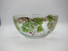 Hand Painted Glass Bowl- Grapes